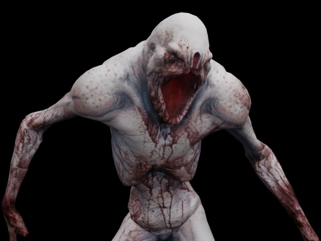 Blind Meat Eater Animated 3D Model