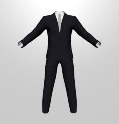 Suit men 3D Model