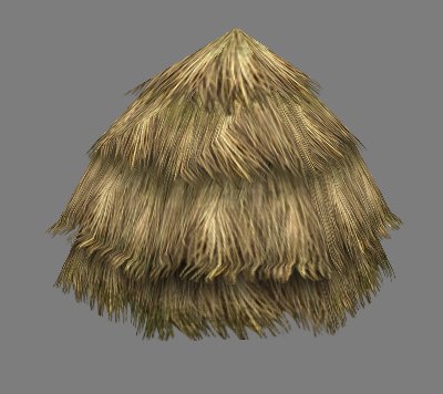 Game Model Arena – bucolic – Haystack 01 01 3D Model