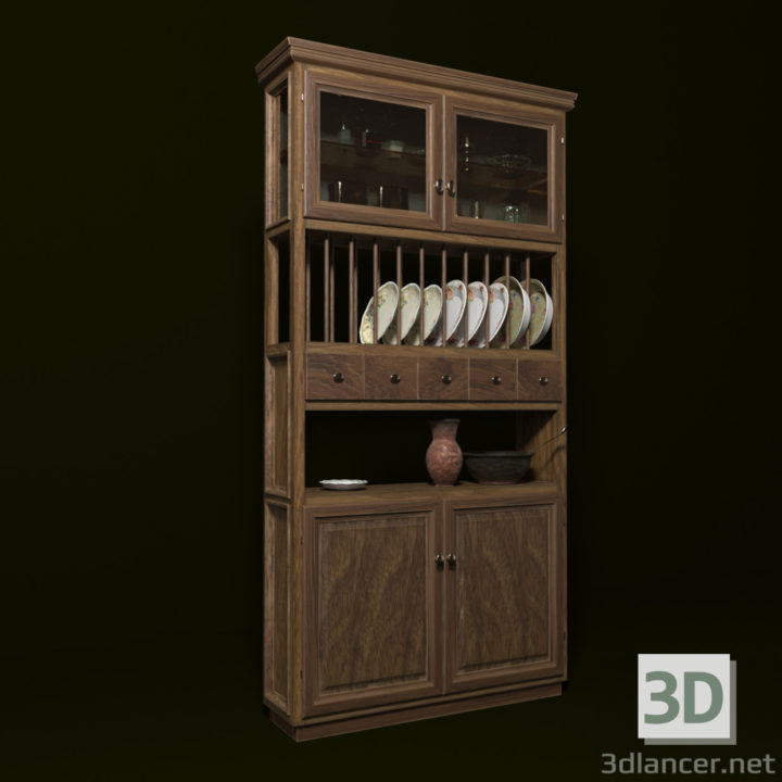 3D-Model 
Kitchen sideboard