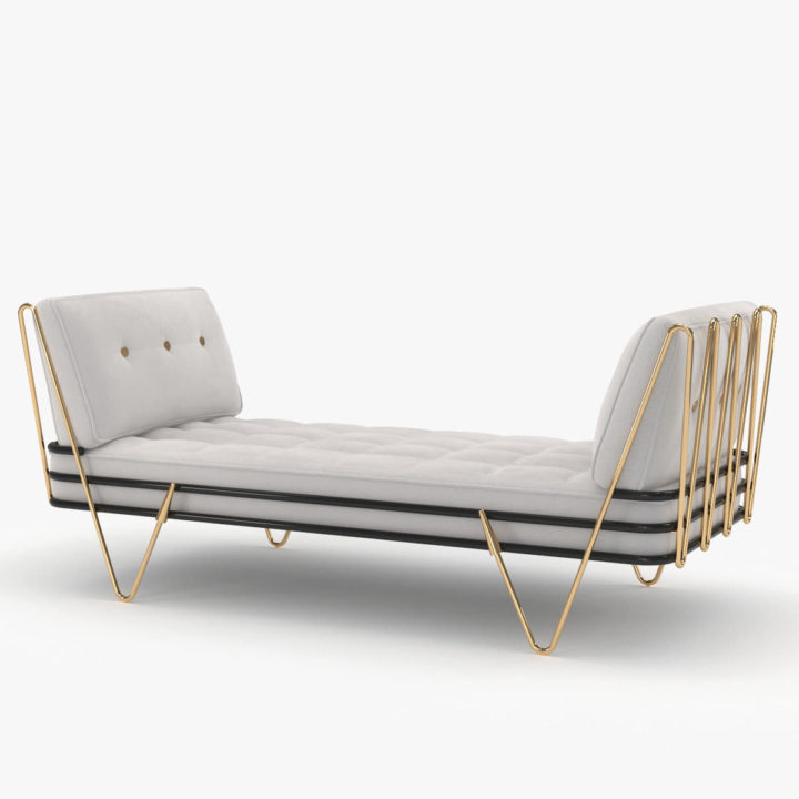 Jonathan Adler Maxime daybed 3D Model