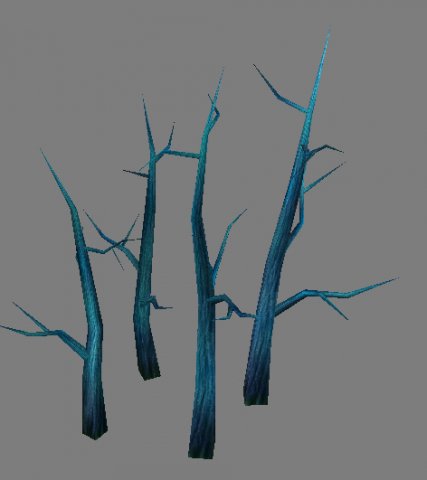 Game Model Arena – Variation tree 01 3D Model