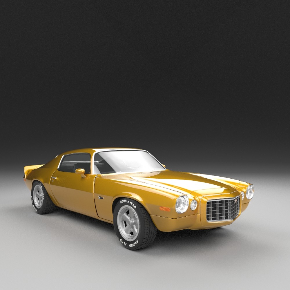 3D CAMARO 1972 Z28 3D Model