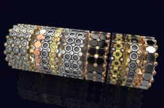 12 RING SIZES AND VERY MUCH COMBINATIONS R 215 3D print model(1) 3D Model