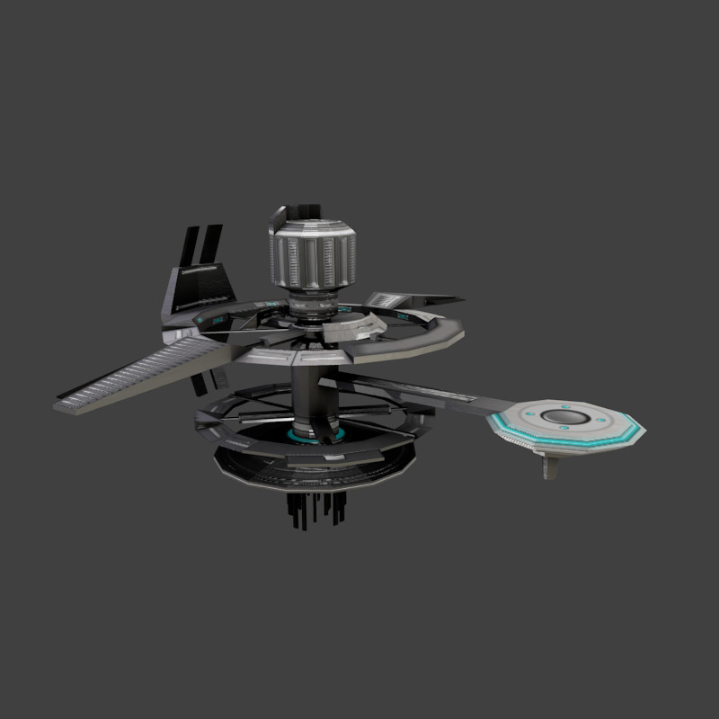 Space Station 3D Model