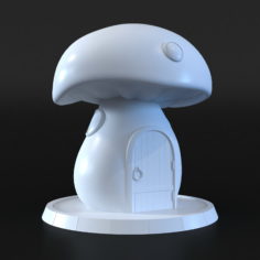 3D Mushroom House 3D Printing model 3D Model