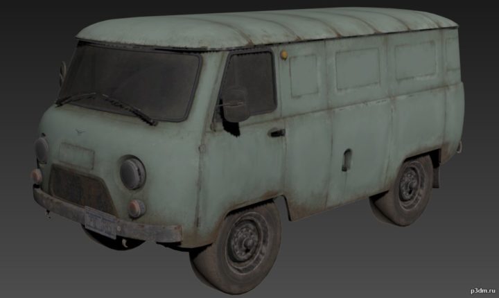 Uaz-452[LOAF] 3D Model