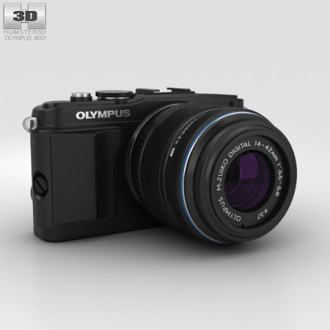 Olympus PEN E-PL5 Black 3D Model