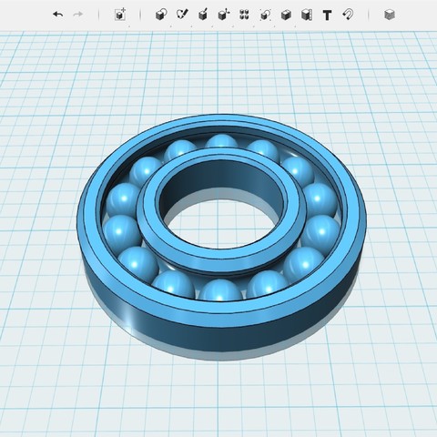 Ball bearing 0.6 tol 3D Print Model