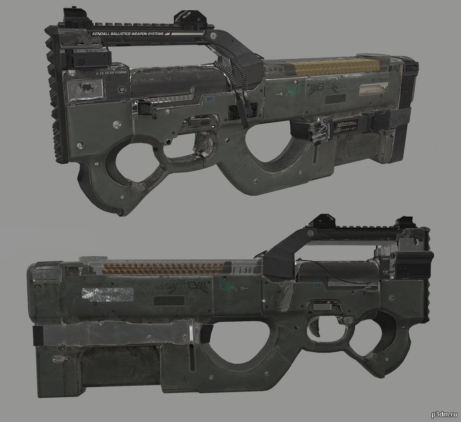 FHR-40 SMG 3D Model