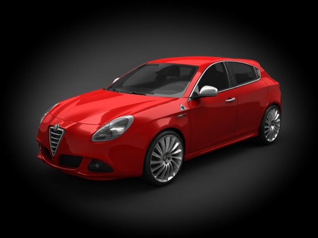 Alfa Romeo Giulietta 2011 3D Model