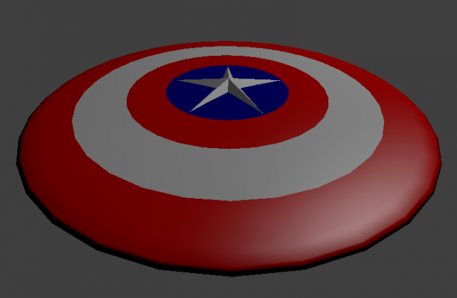 Capitain americas shield ultimate 3D Model
