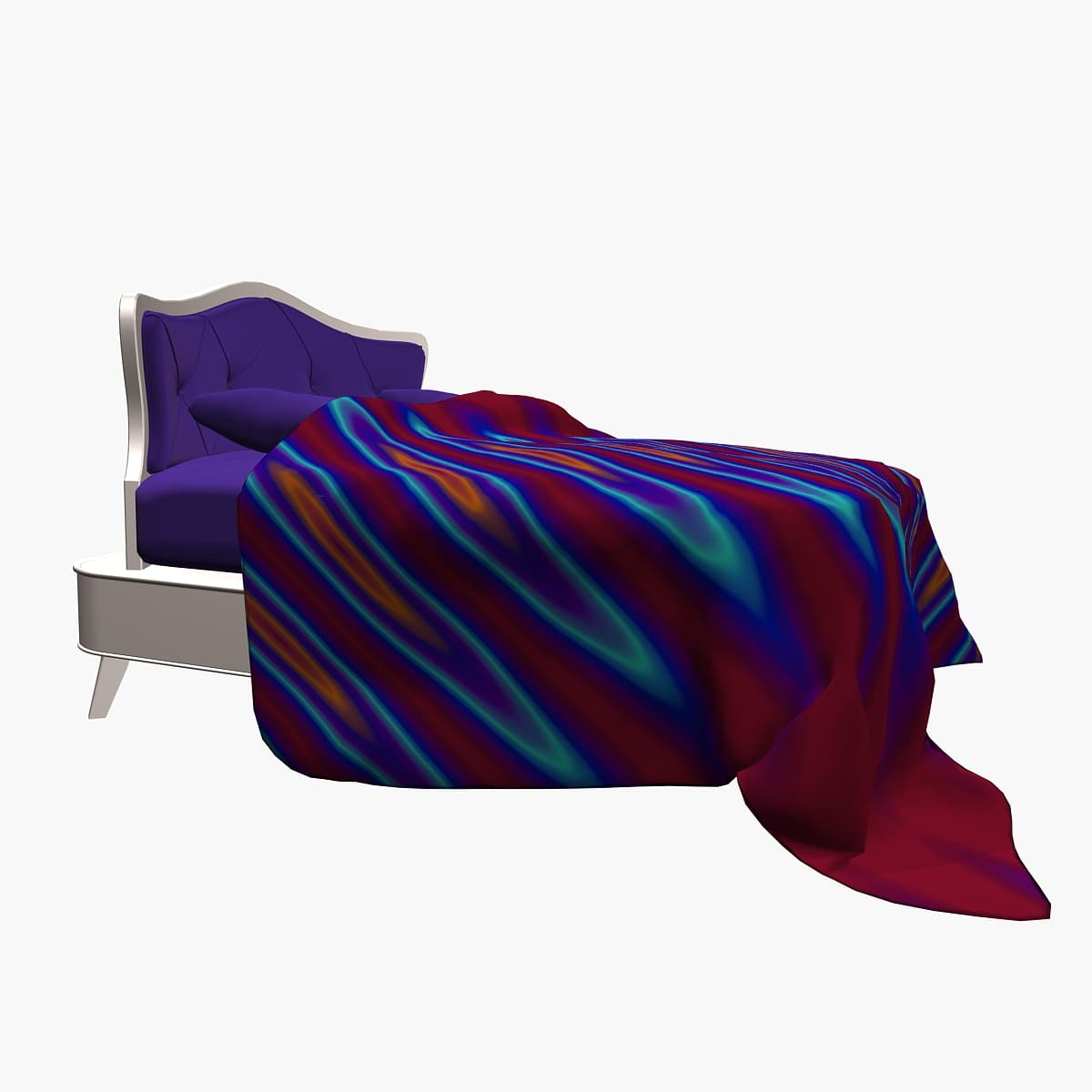Artistique bed 3D Model