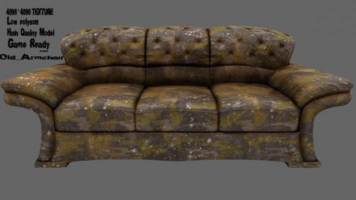 armchair 3D model 3D Model