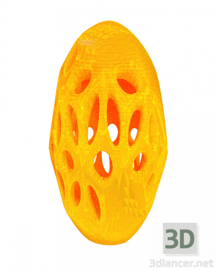 3D-Model 
Ovoid Voronoi Earring