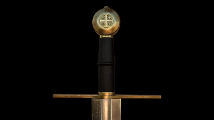 Sword of Jerusalem 3D 3D Model