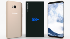 Samsung Galaxy S8 Plus Maple Gold 3D Model