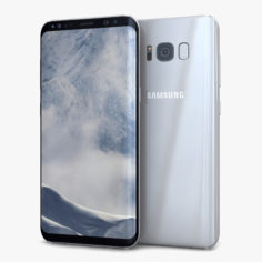 Samsung Galaxy S8 Plus Arctic Silver 3D model 3D Model