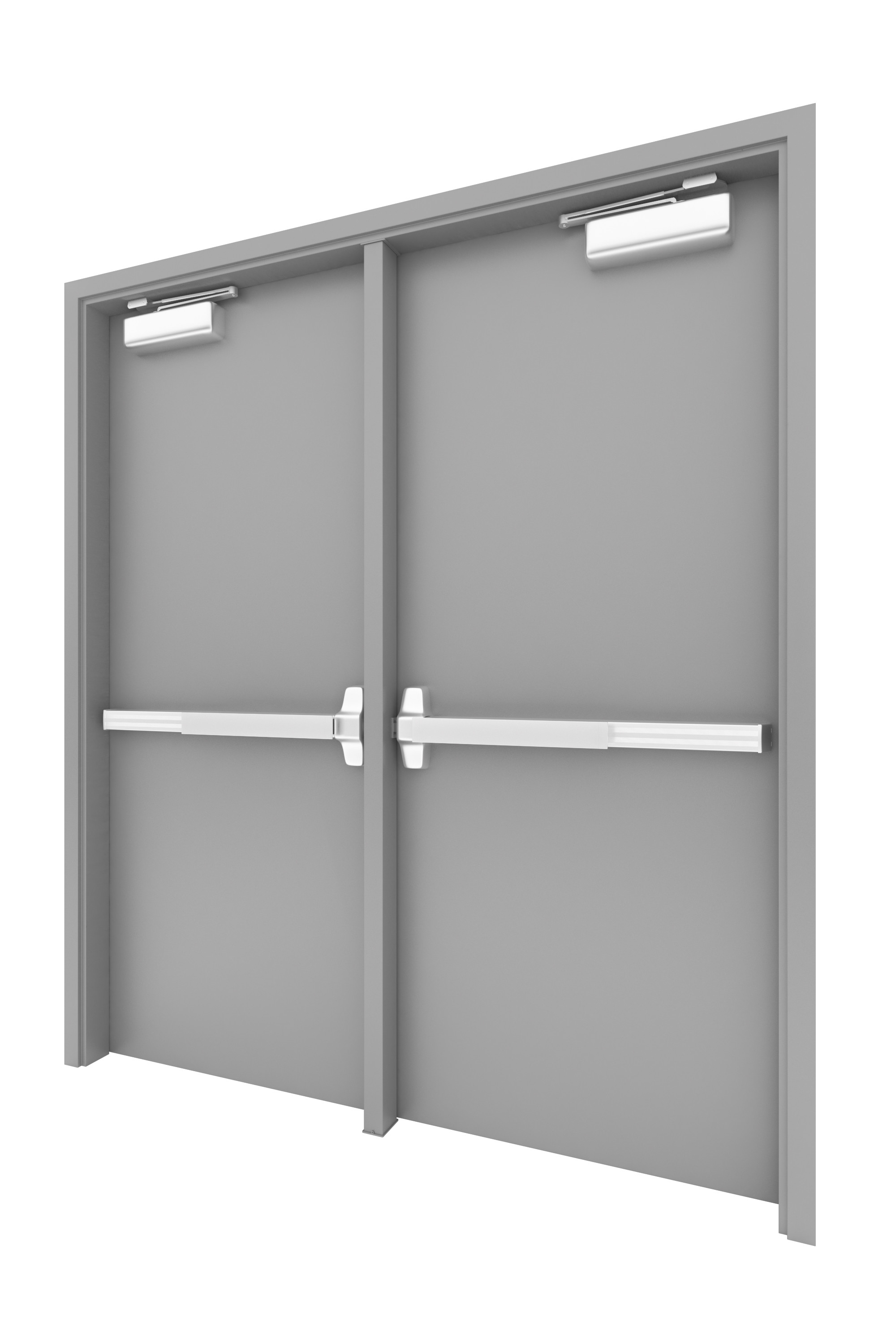 Hollow Metal Door-006 3D Model