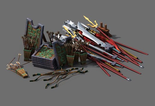 Barracks – weapons 3D Model