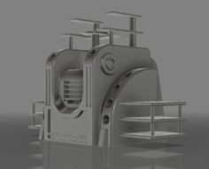 3D Sci-fi asset 5 – high poly 3D Model