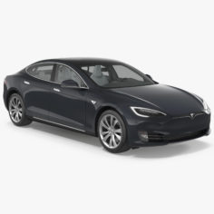 Tesla Model S 75D 2017 3D Model