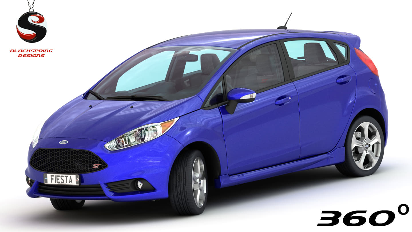 Ford Fiesta 2016 3D Model