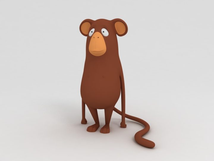 Chimpy 3D Model