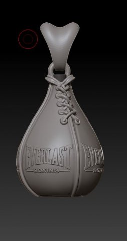 Punching bag pendant 3D Model