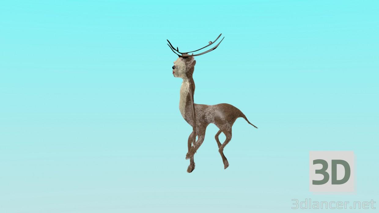 3D-Model 
young humanoid