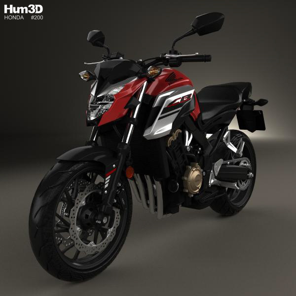 Honda CB650F 2017 3D Model