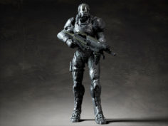 Dark Trooper Armor 3D Model
