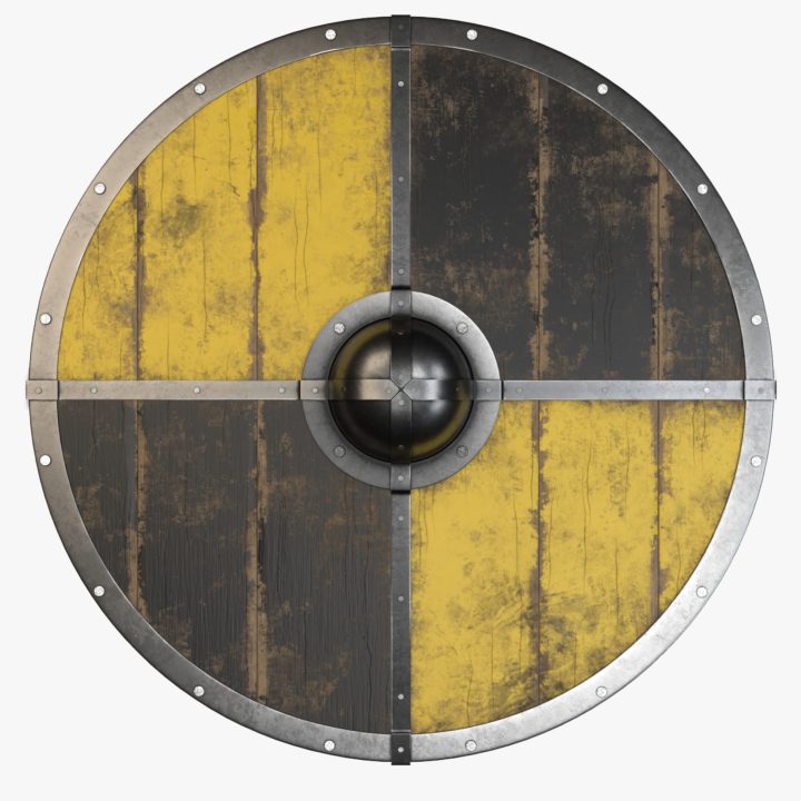 Viking Shield 3D Model