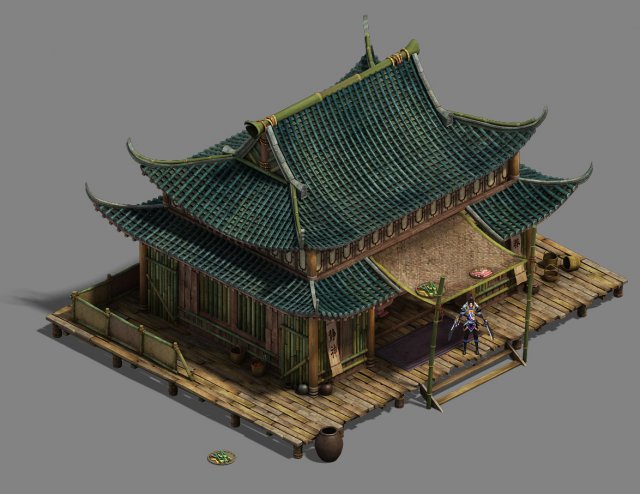 Shushan – Los North small houses 3D Model