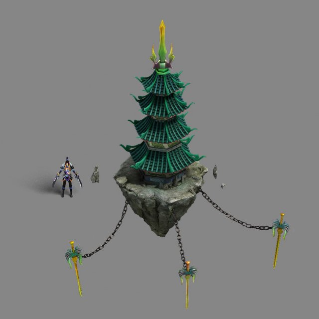 Shushan – Tower 3D Model