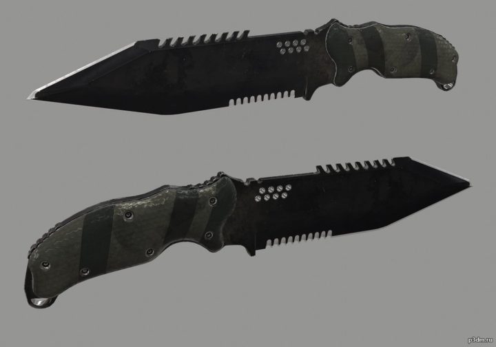 Combat Knife 3D Model