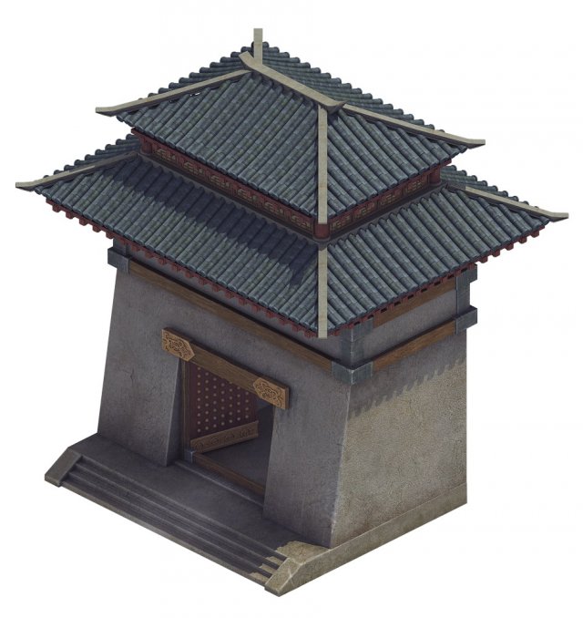 Palace – small door 3D Model