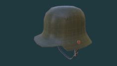 3D model German WW1 Helmet Asset 3D Model
