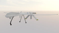 3D RQ-1A Predator model Free 3D Model