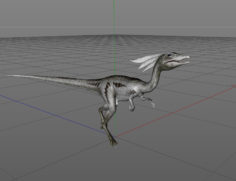 Compy Dinosaur 3D Model