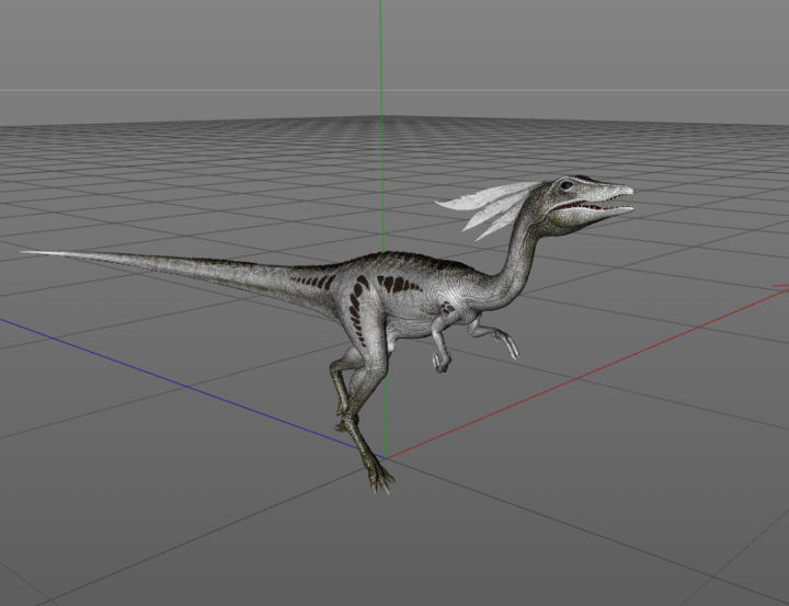 Compy Dinosaur 3D Model