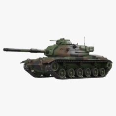 3D model US Combat Tank M60A3 Patton 3D Model