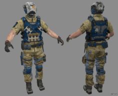 Campaign Male (Undercover Outfit) 3D Model