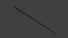 Long Sword 3D 3D Model