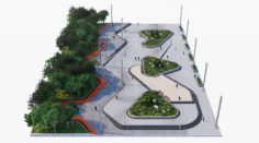 Park Landscape 5 3D Model