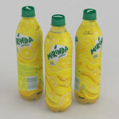 Beverage Bottle Mirinda Lemon 500ml model 3D Model