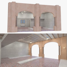 Adobe garage one interior + exterior 3D Model