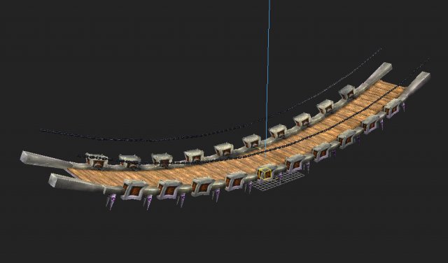 Game Model Arena – inferno cable Longbridge Area 0 3D Model