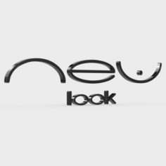 New look logo 3D Model