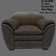 armchair 3D model 3D Model